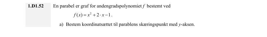 Officiel PDF-tekst for opgave 1.D1.52