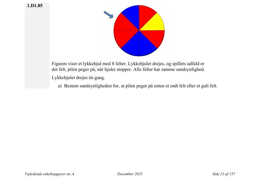 Officiel PDF-tekst for opgave 1.D1.85