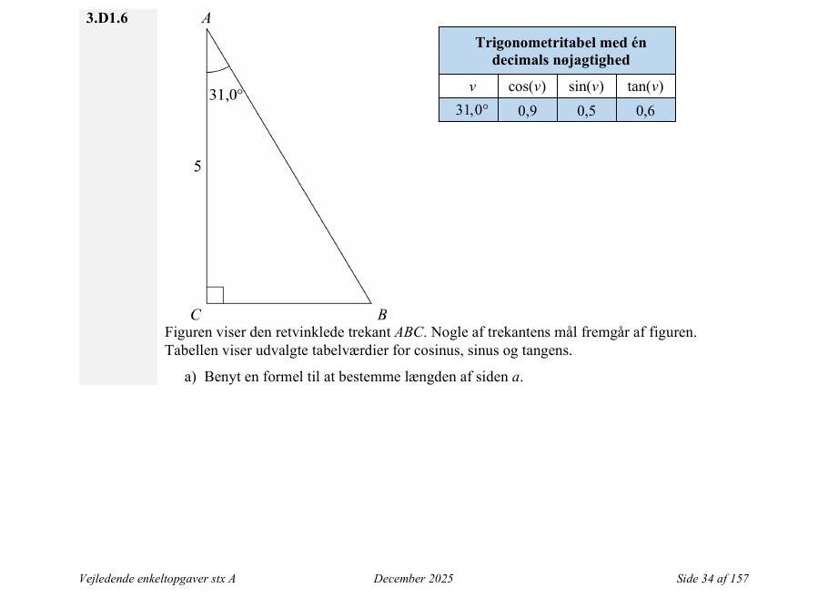 Vejledende enkeltopgave 3.D1.6