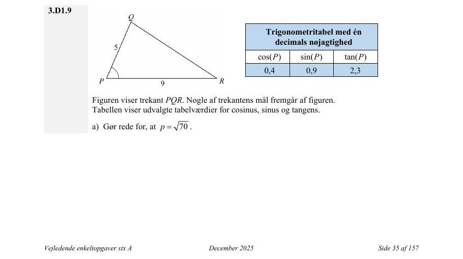 Vejledende enkeltopgave 3.D1.9