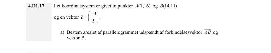 Vejledende enkeltopgave 4.D1.17