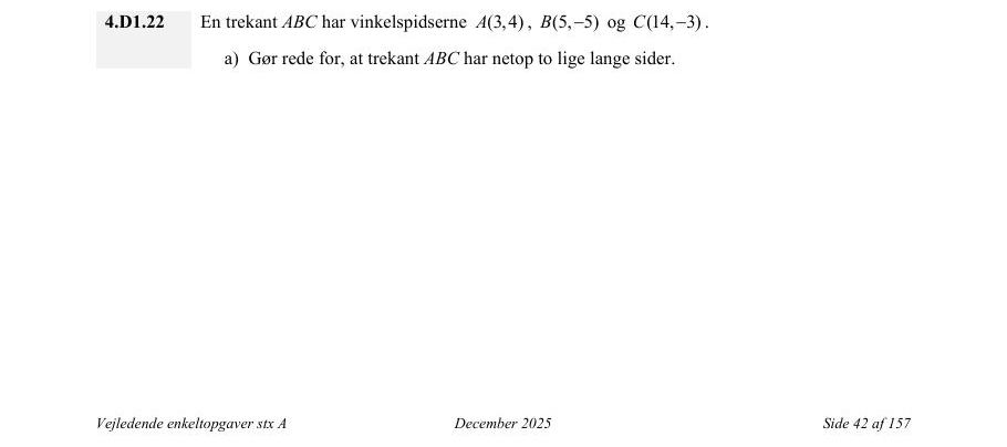 Vejledende enkeltopgave 4.D1.22