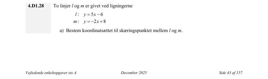Vejledende enkeltopgave 4.D1.28
