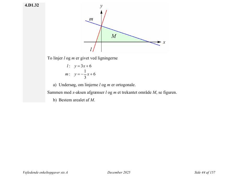 Vejledende enkeltopgave 4.D1.32