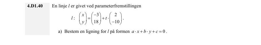 Vejledende enkeltopgave 4.D1.40