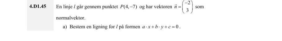 Vejledende enkeltopgave 4.D1.45