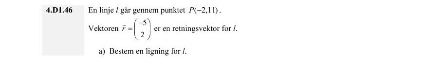 Vejledende enkeltopgave 4.D1.46
