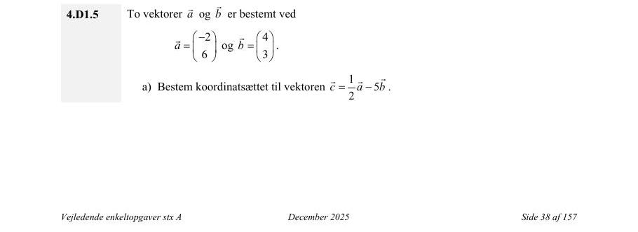 Vejledende enkeltopgave 4.D1.5