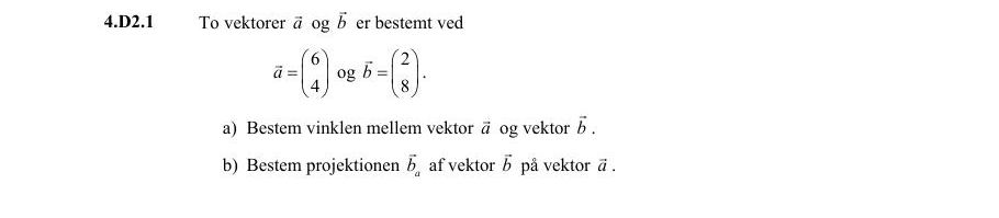 Vejledende enkeltopgave 4.D2.1
