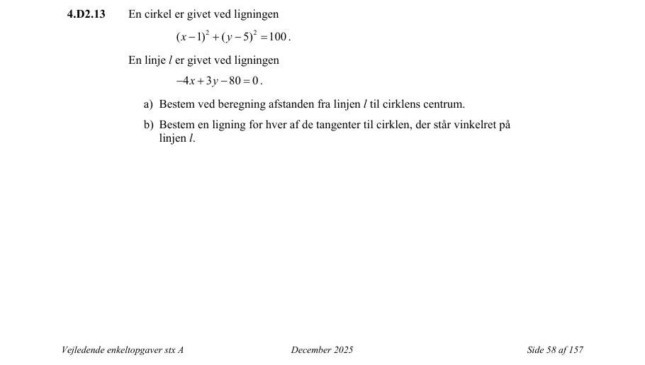 Vejledende enkeltopgave 4.D2.13