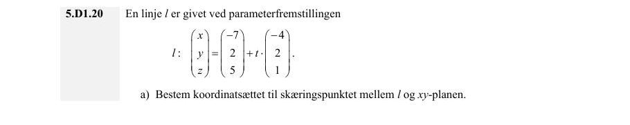 Vejledende enkeltopgave 5.D1.20