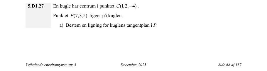 Vejledende enkeltopgave 5.D1.27