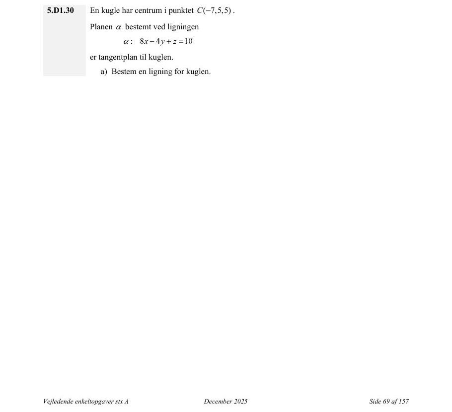 Vejledende enkeltopgave 5.D1.30