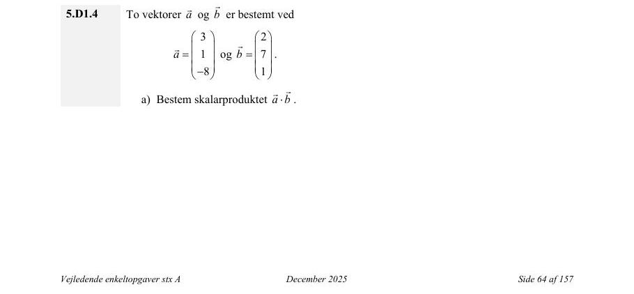 Vejledende enkeltopgave 5.D1.4