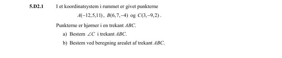 Vejledende enkeltopgave 5.D2.1