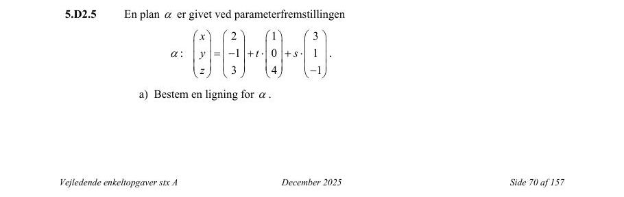 Vejledende enkeltopgave 5.D2.5