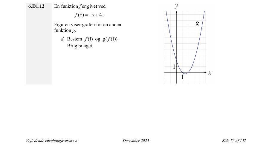 Vejledende enkeltopgave 6.D1.12
