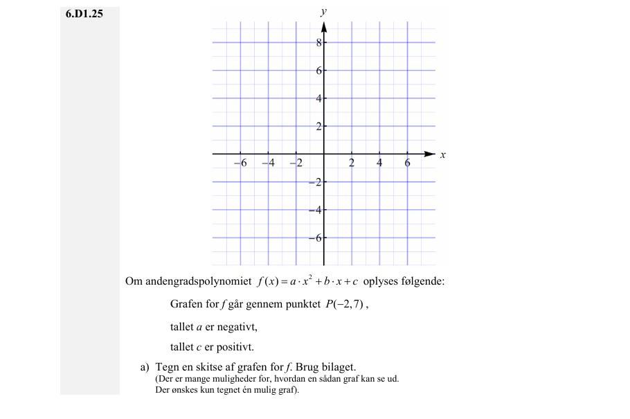 Vejledende enkeltopgave 6.D1.25