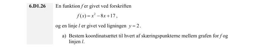 Vejledende enkeltopgave 6.D1.26