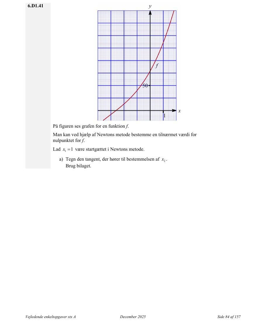 Vejledende enkeltopgave 6.D1.41