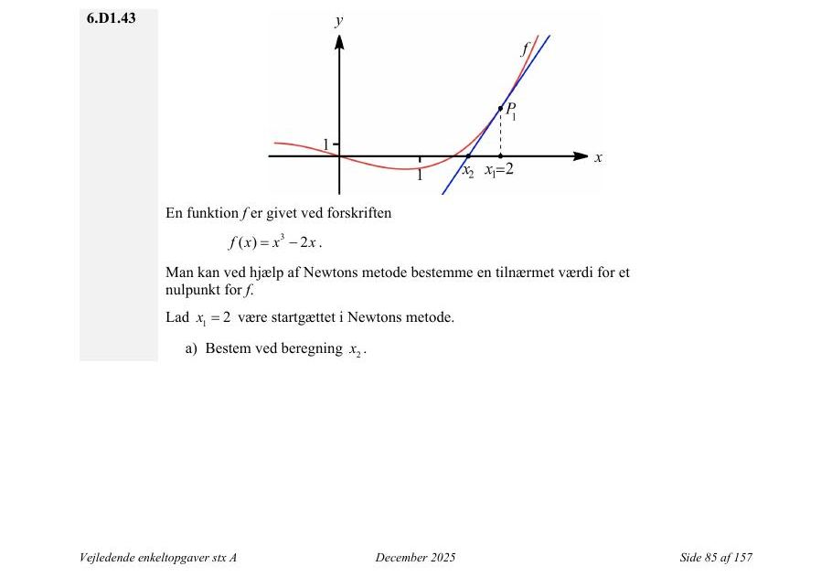 Vejledende enkeltopgave 6.D1.43