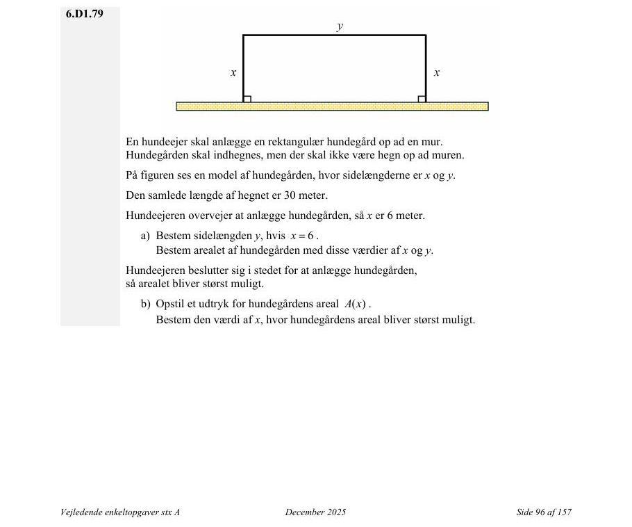 Vejledende enkeltopgave 6.D1.79