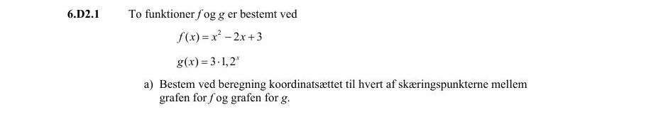 Vejledende enkeltopgave 6.D2.1