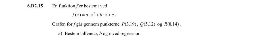 Vejledende enkeltopgave 6.D2.15