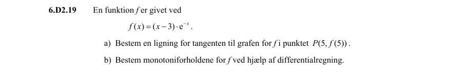 Vejledende enkeltopgave 6.D2.19