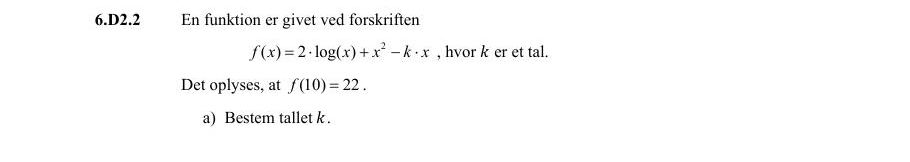 Vejledende enkeltopgave 6.D2.2