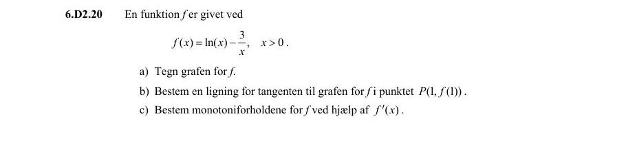 Vejledende enkeltopgave 6.D2.20