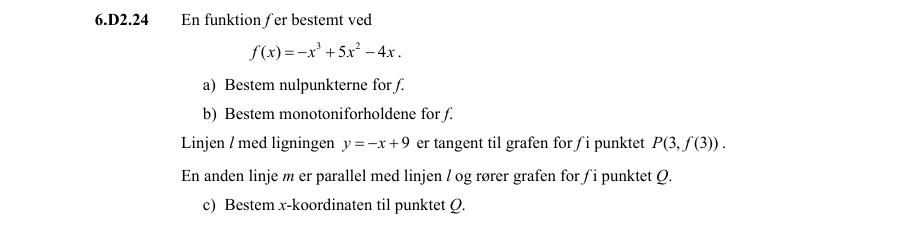 Vejledende enkeltopgave 6.D2.24