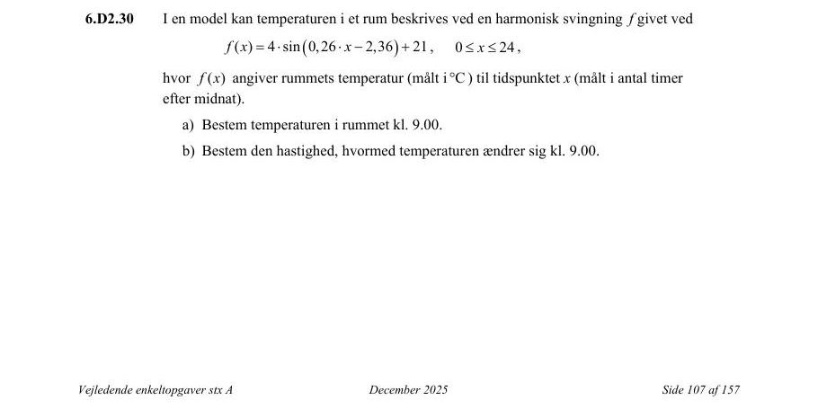 Vejledende enkeltopgave 6.D2.30