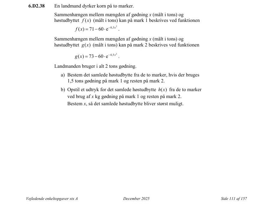 Vejledende enkeltopgave 6.D2.38
