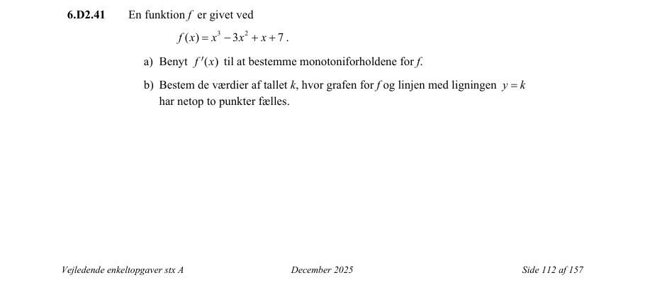 Vejledende enkeltopgave 6.D2.41