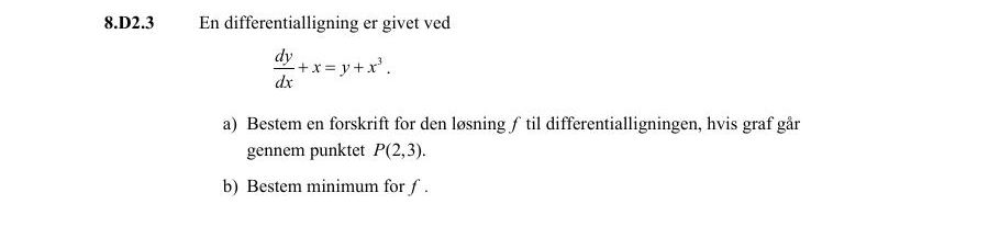 Vejledende enkeltopgave 8.D2.3