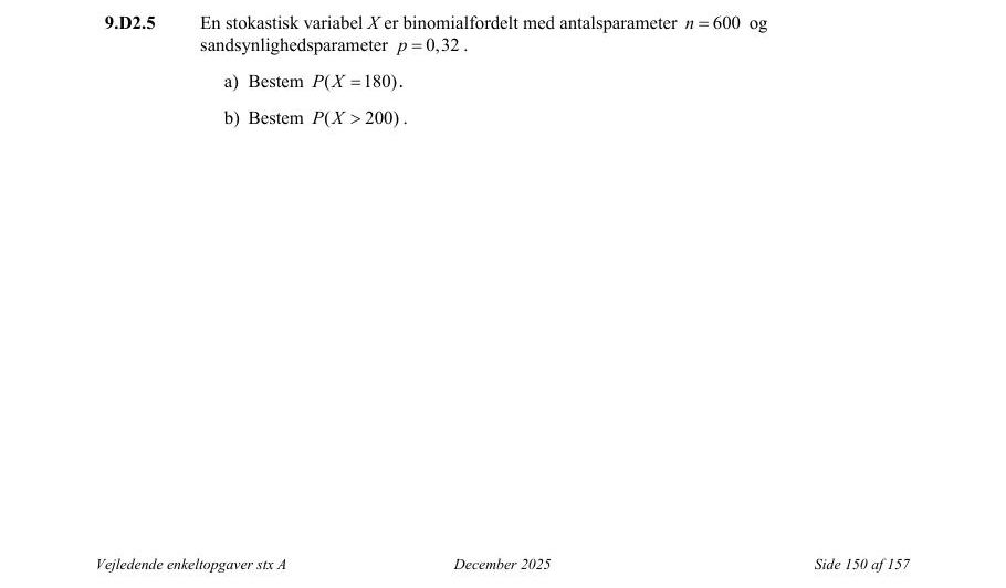 Vejledende enkeltopgave 9.D2.5